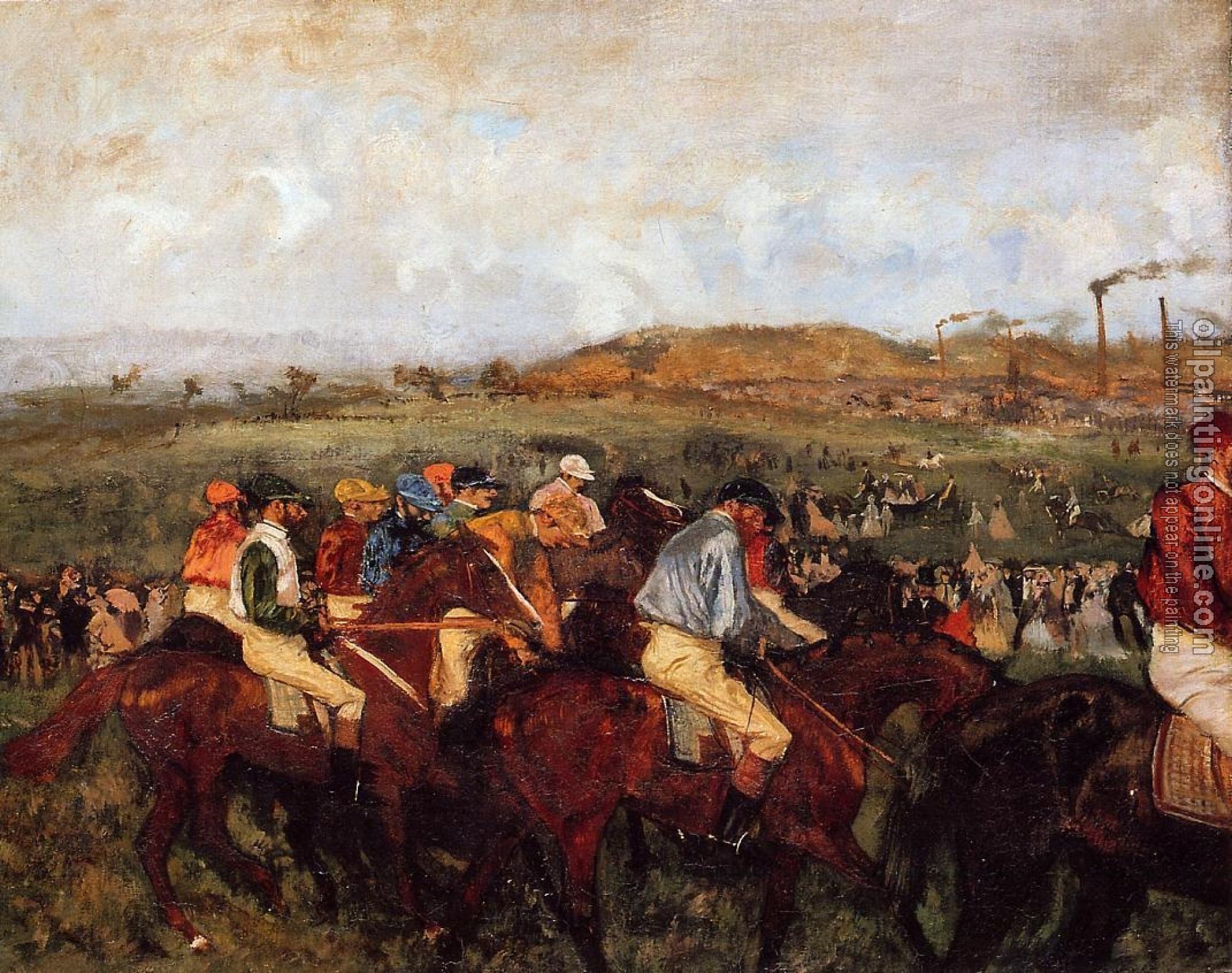 Degas, Edgar - The Gentlemen's Race   Before the Start